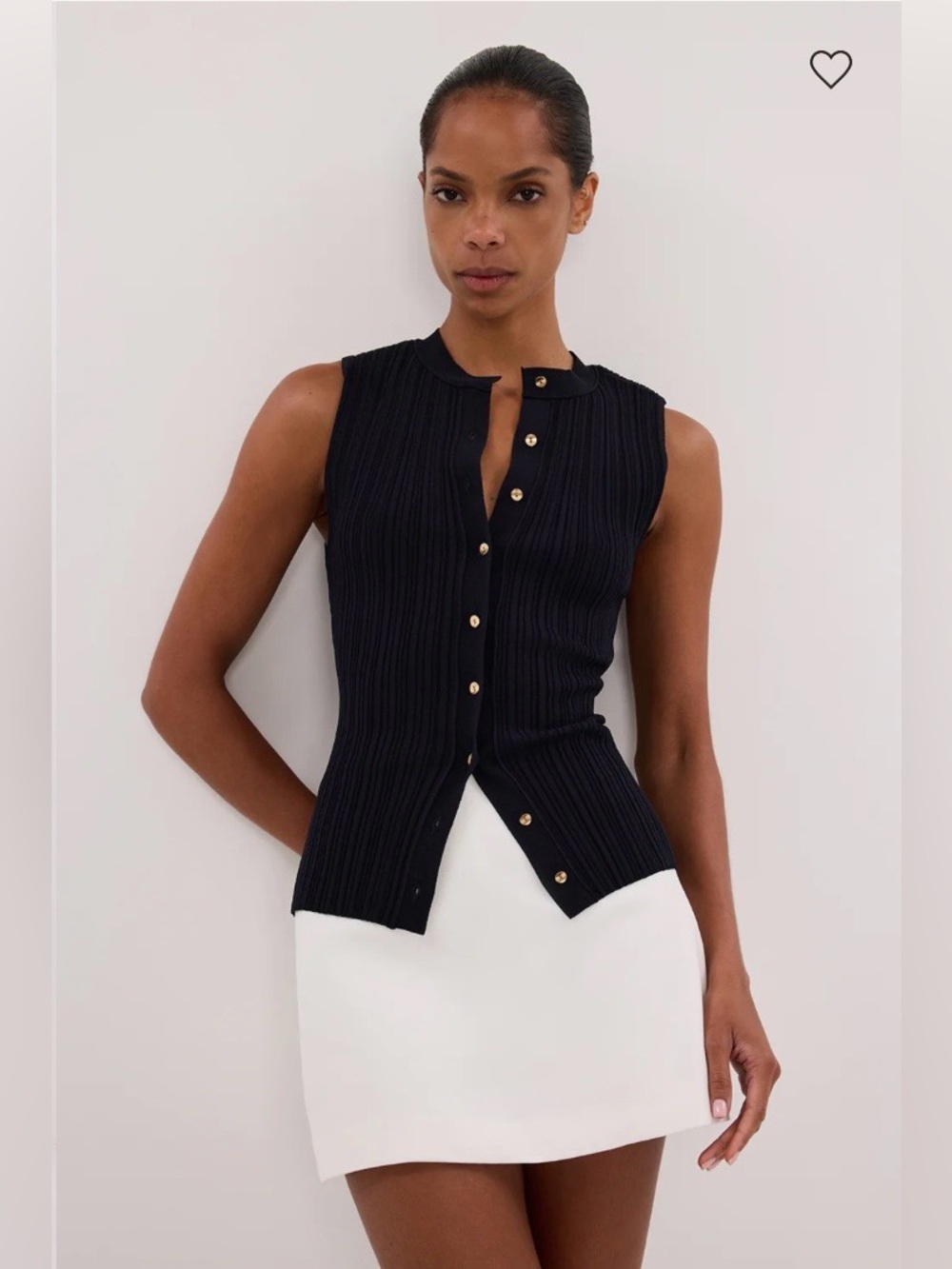 DISSH Jasmine Knit Top in Ink NWT